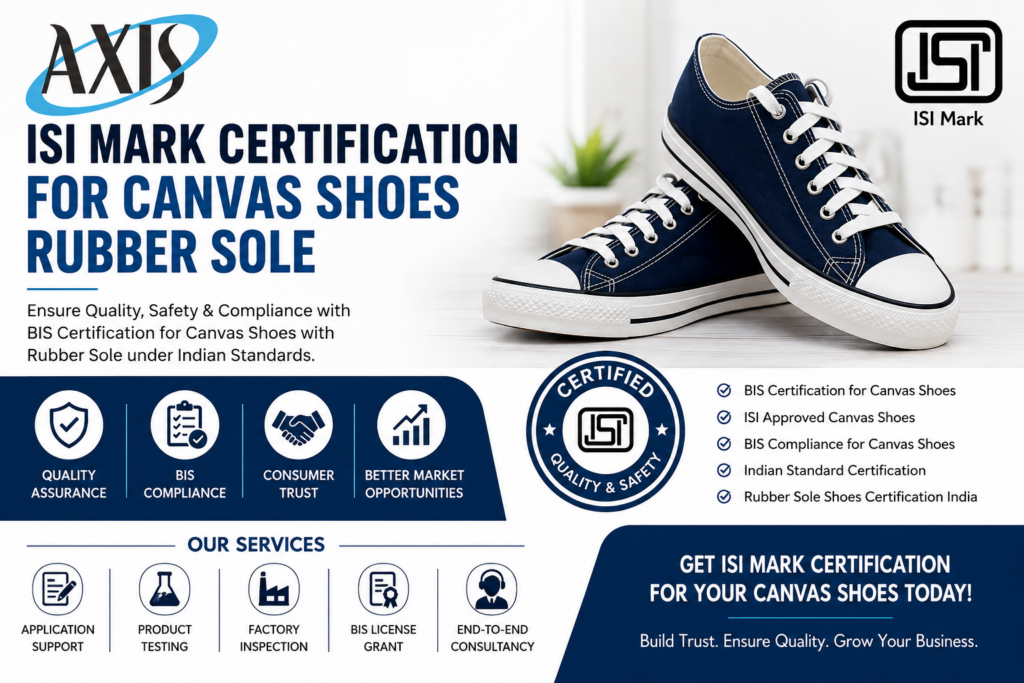 ISI Mark Certification for Canvas Shoes Rubber Sole