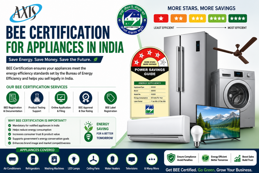 BEE Certification for Appliances in India