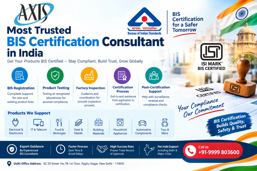 Most Trusted BIS Certification Consultant in India