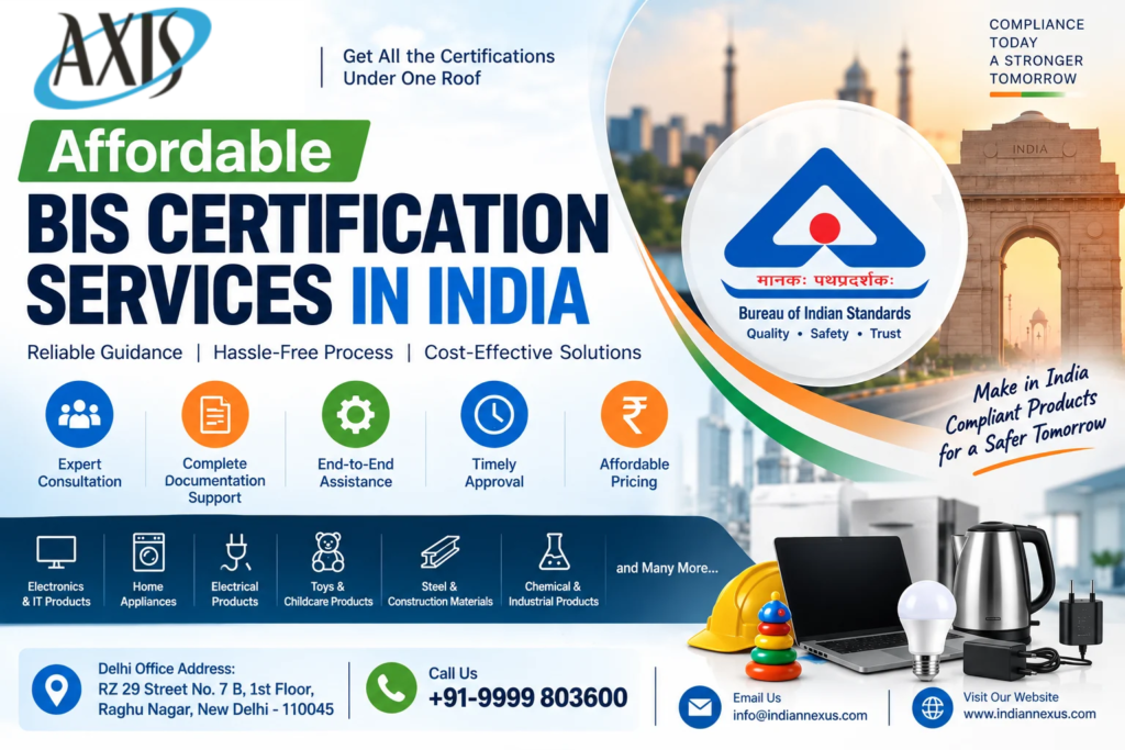 Affordable BIS Certification Services in India