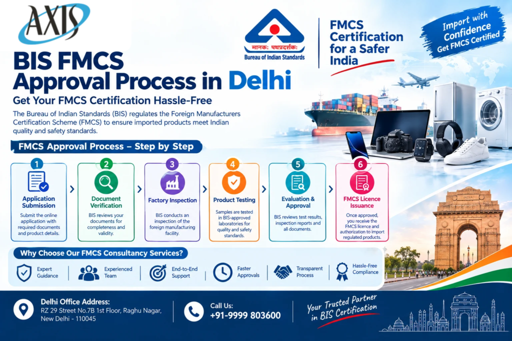 BIS FMCS Approval Process in Delhi