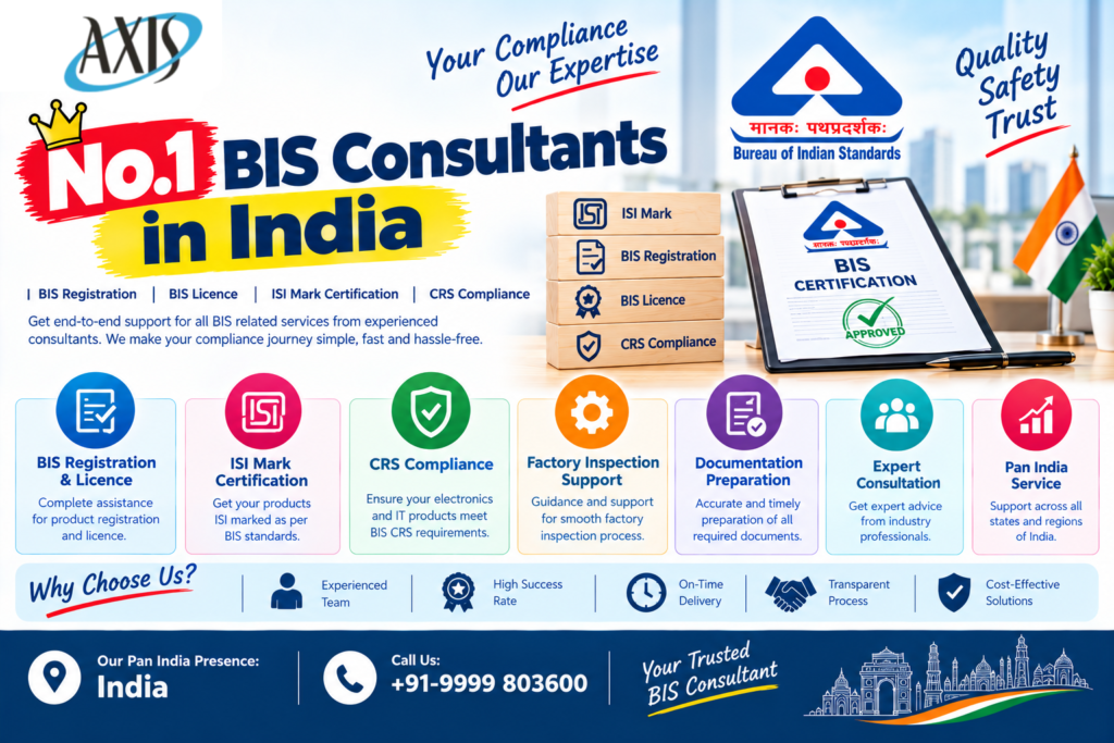 No.1 BIS Consultants in India