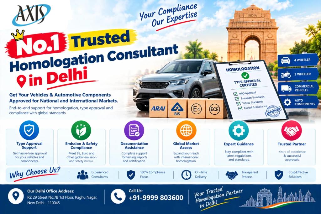 No.1 Trusted Homologation Consultant in Delhi
